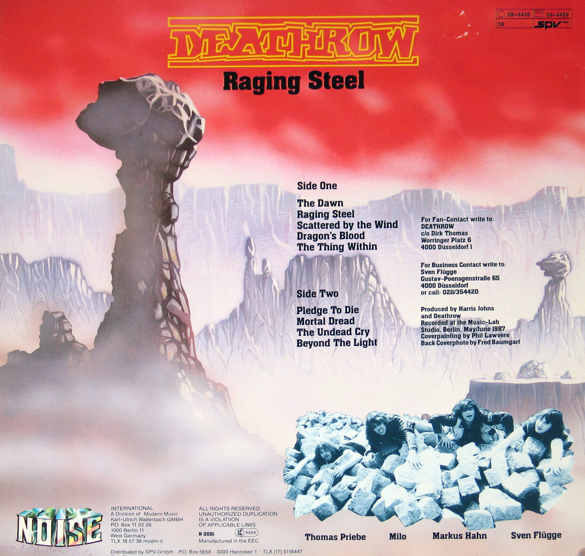 High Resolution Photo DEATHROW Raging Steel 